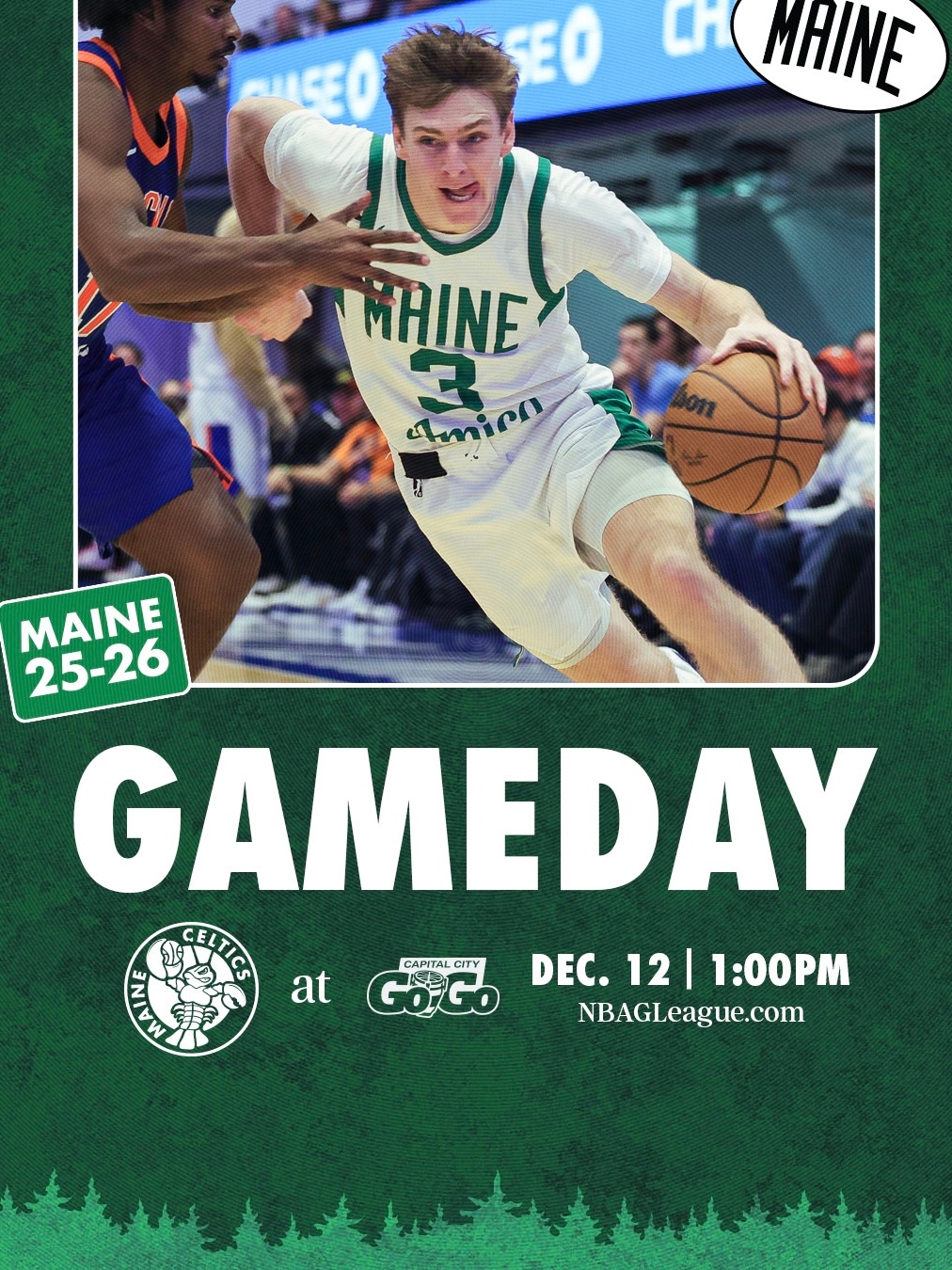 缅因州凯尔特人 GAME DAY ! LET‘S GO CELTICS ☘️ ?