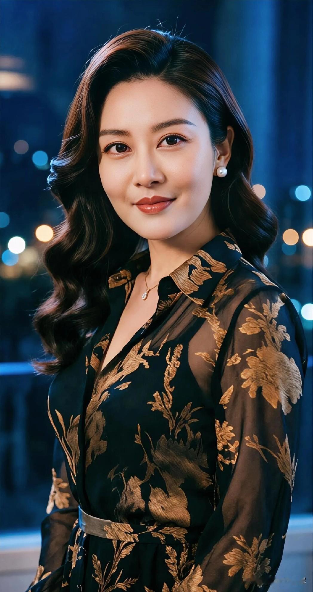 金纹织就夜色温柔，笑靥点亮万家灯火。