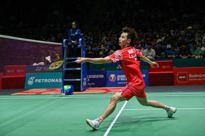 王正行🇨🇳 15-21、16-21 🇮🇩金廷2026年瑞士羽毛球公开赛中