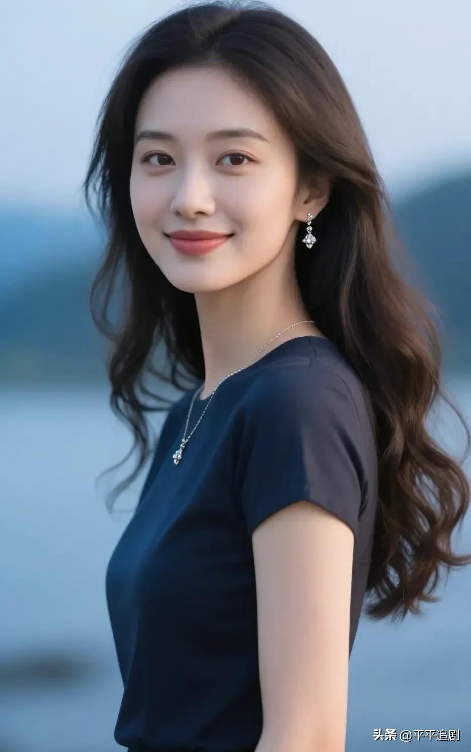 风掠过发梢，把温柔揉进湖光山色里。不必刻意耀眼，自在的模样，本身就是一道风景✨