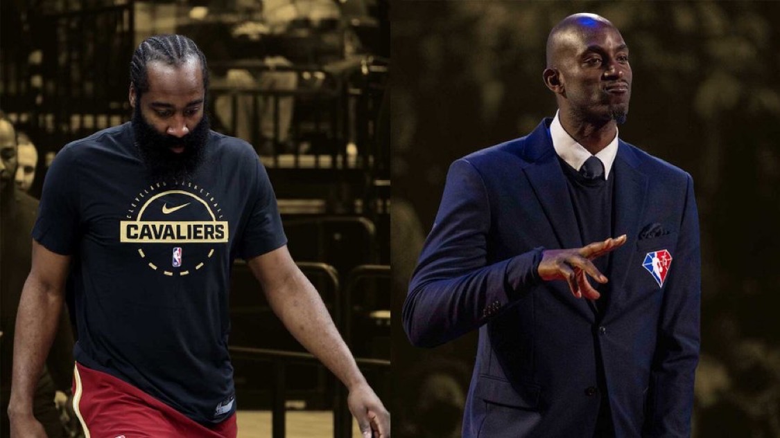 加内特谈到哈登：“他表现太棒了，他本该入选全明星。比起加兰，我更喜欢有哈登的这支