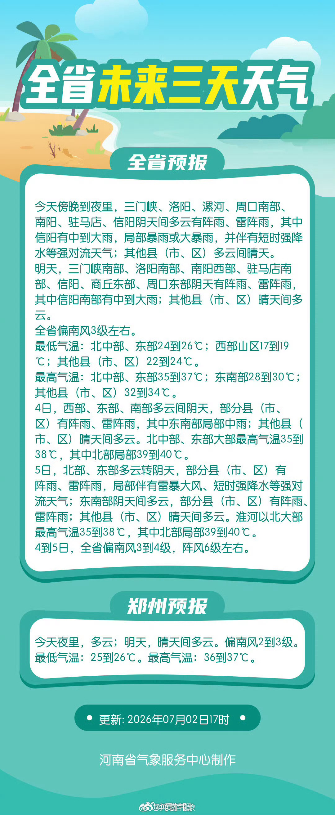 未来三天天气网页链接 （河南气象）信阳生活 信阳
