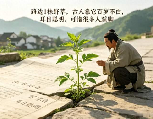 路边1株野草，古人靠它百岁不白，耳目聪明，可惜很多人踩脚