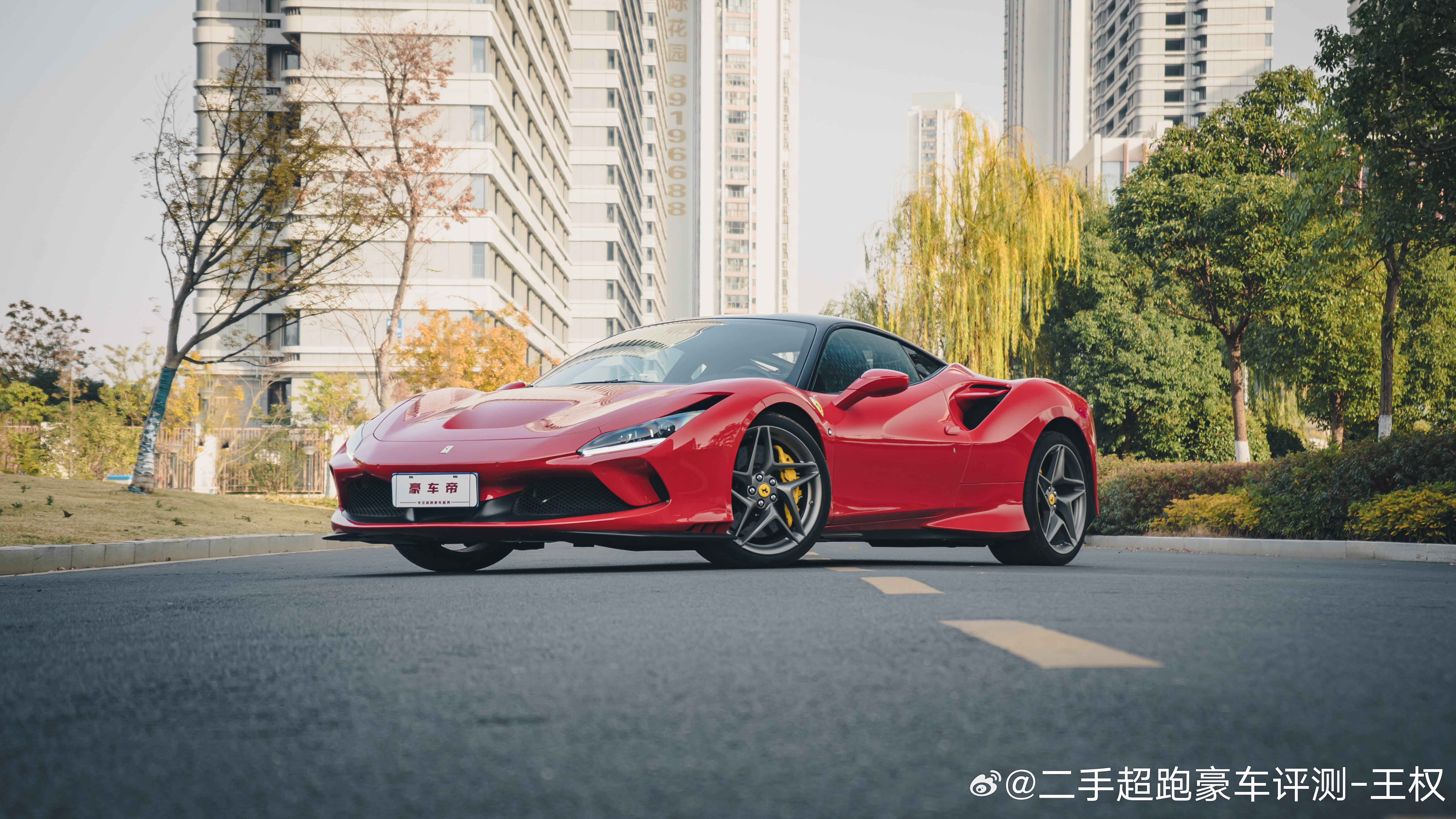 早安 汽车人🌞21年上牌 法拉利 F8 Tributo 红外黑内 8800公里