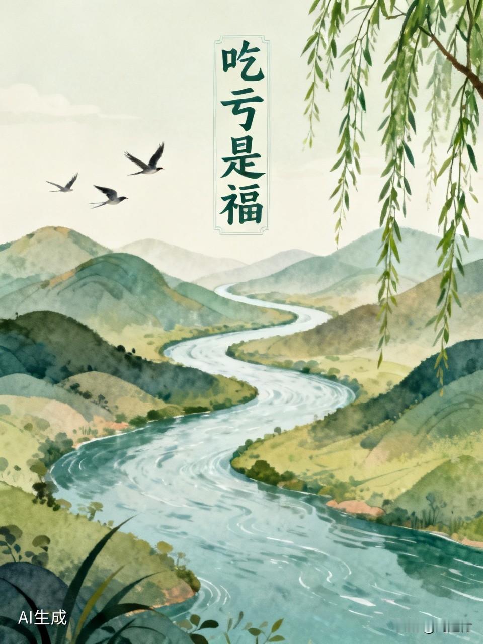 我相信吃亏是福。生活里，很多人觉得吃亏是软弱，其实这是一种长远格局。就像老家有个