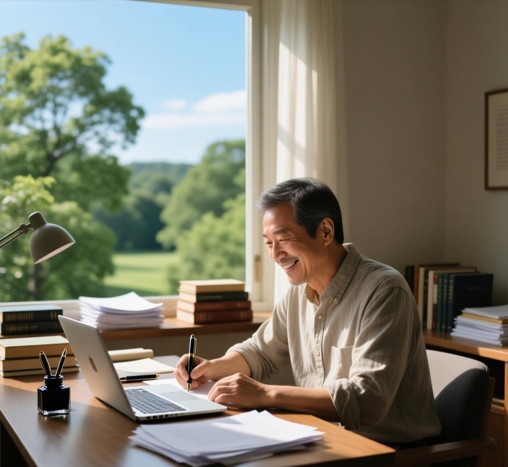 写作给你带来了快乐和进步吗?
当然！写作对我来说，就像是给脑子做“大扫除”。心里