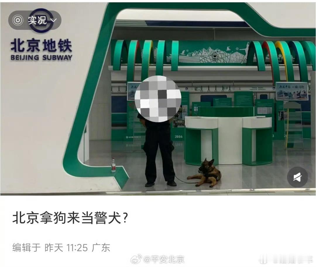 网友质疑北京拿狗当警犬笑死了，不拿狗当警犬难道拿你当警犬？[二哈]这伙计怕不是专