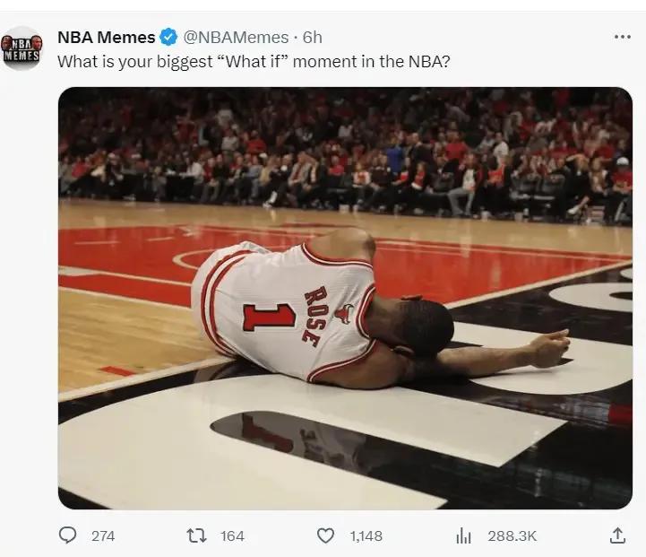 🇺🇸美媒晒图发问：“你认为NBA最大的‘假如式遗憾’是什么？”

1、🌹凋