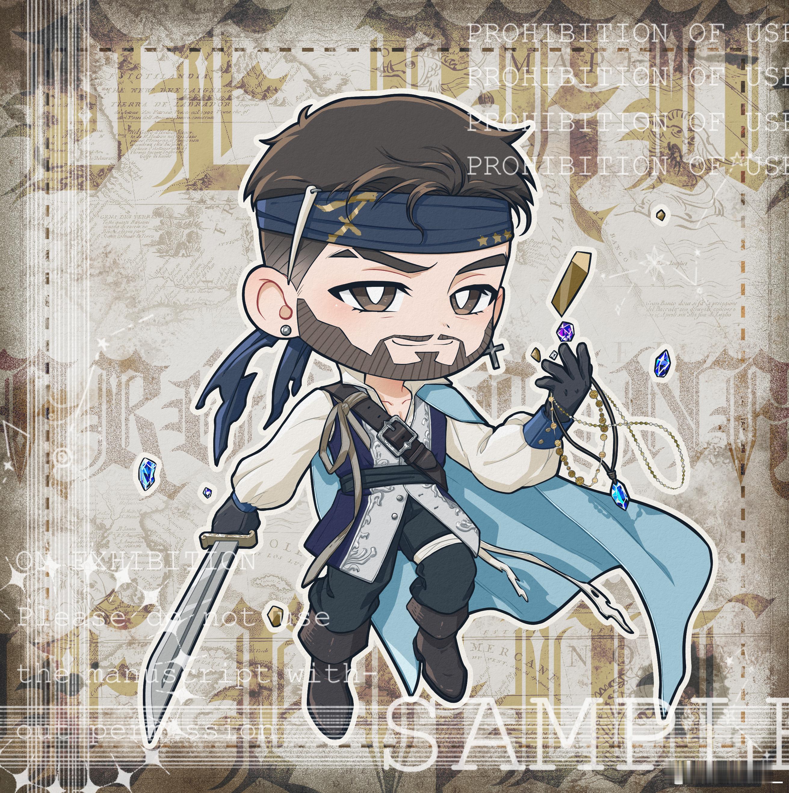 清稿 captain my captain ~海盗Paro ​​​