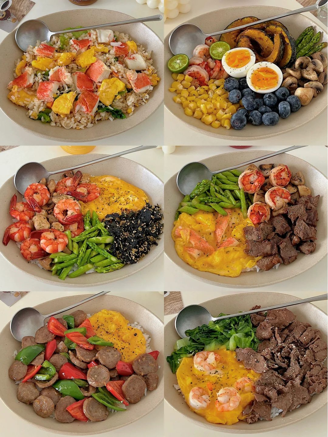 分享6款一人食盖饭｜生活化减脂不重样🍽️