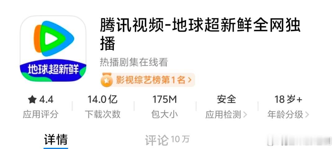 《地球超新鲜》助力腾讯视频成为影视综艺榜第1名 ​​​