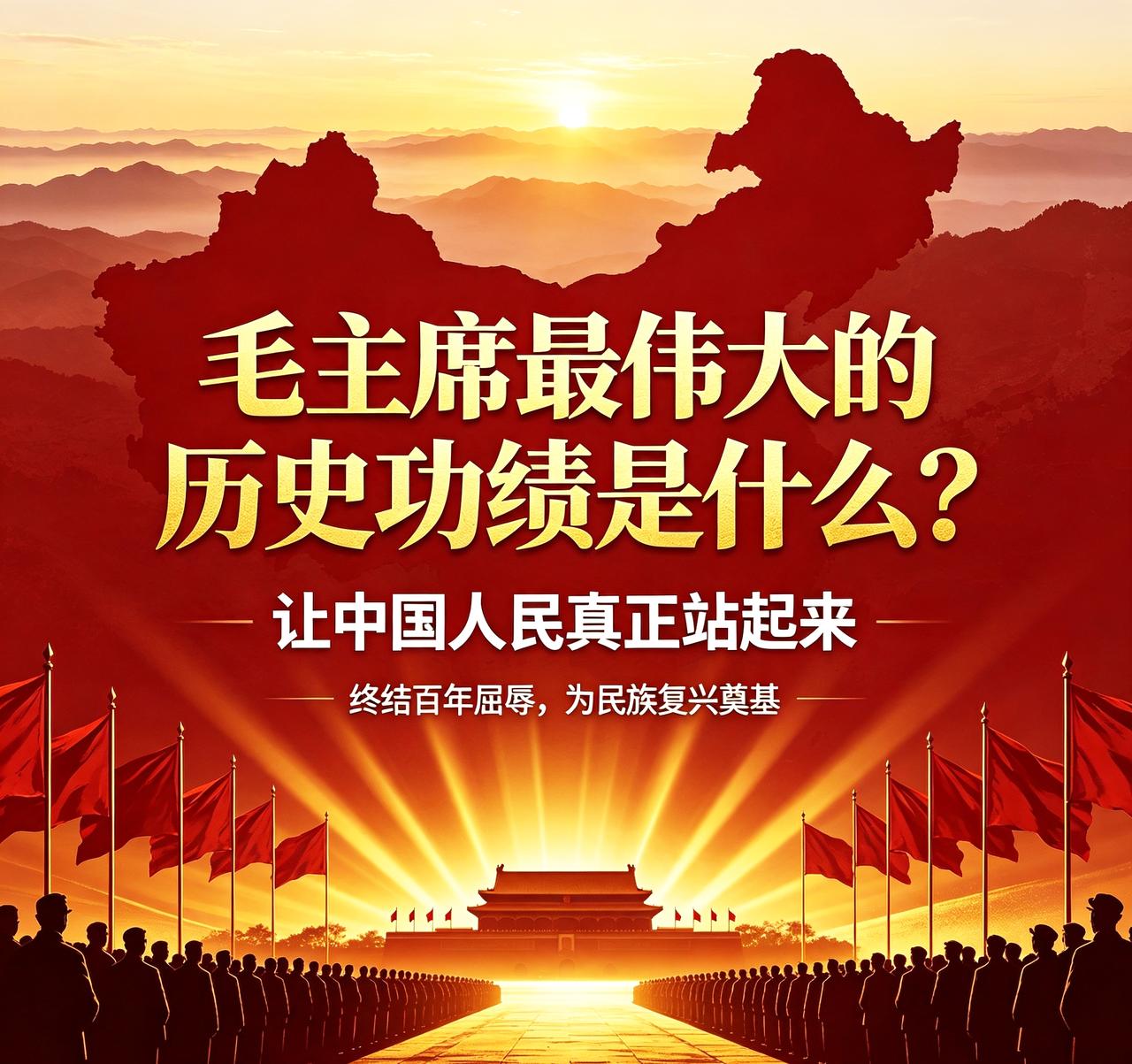 毛主席最伟大的历史功绩！读懂百年国运逆转，方知盛世从何而来
 
近代中国坠入无边