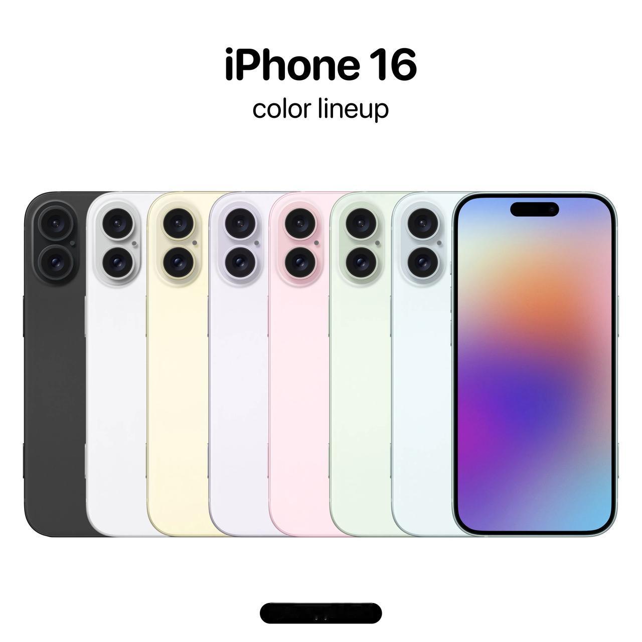 预计今年秋季推出的苹果iPhone 16会变大、背面Deco小改，性能小升级，在