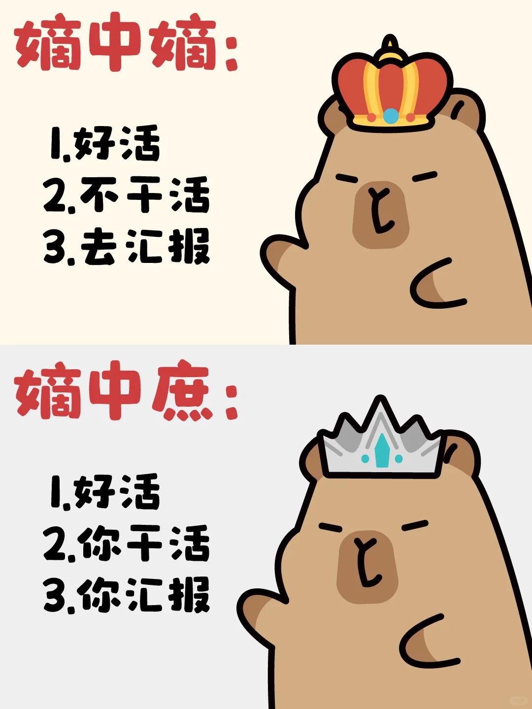 职场角色黄金公式-卡皮巴拉👑