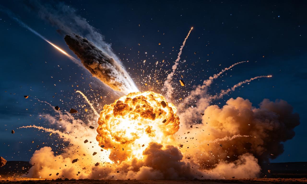 快报！一颗流星坠落在美国马萨诸塞州近海，巨大的爆炸声震响天际，马萨诸塞州多地居民