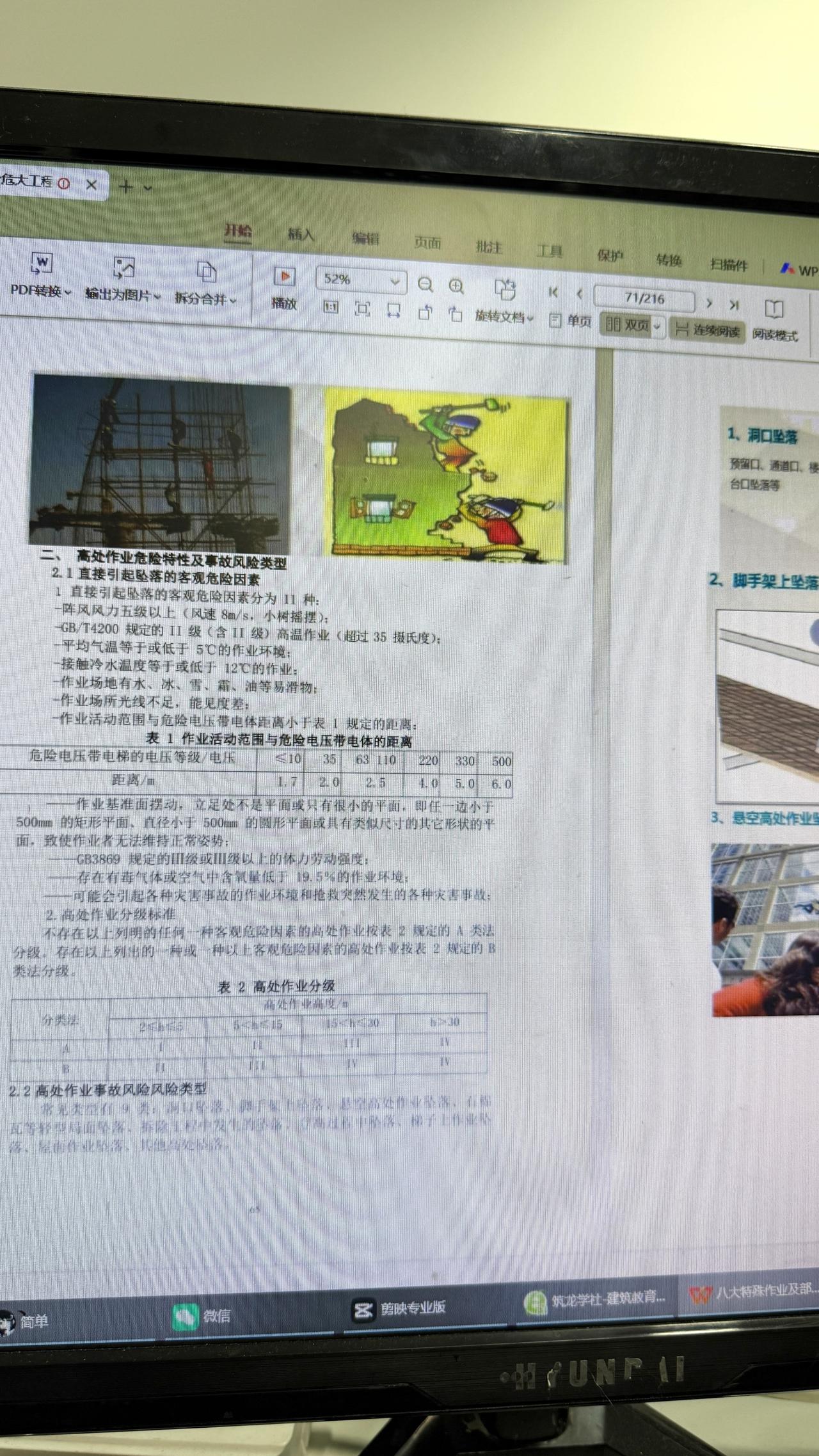 八大特殊作业及
部分危大工程安全
指导手册
动火作业 有限空间
高处作业 吊装作