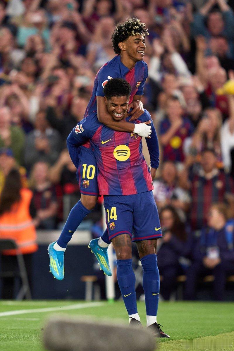 Marcus Rashford & Lamine Yamal 巴萨4比1西班牙人