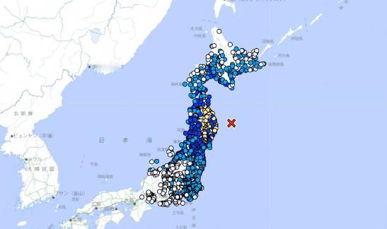 快讯！快讯！
 
20日下午4点53分，日本本州岛东海岸三陆外海发生了7.5级强