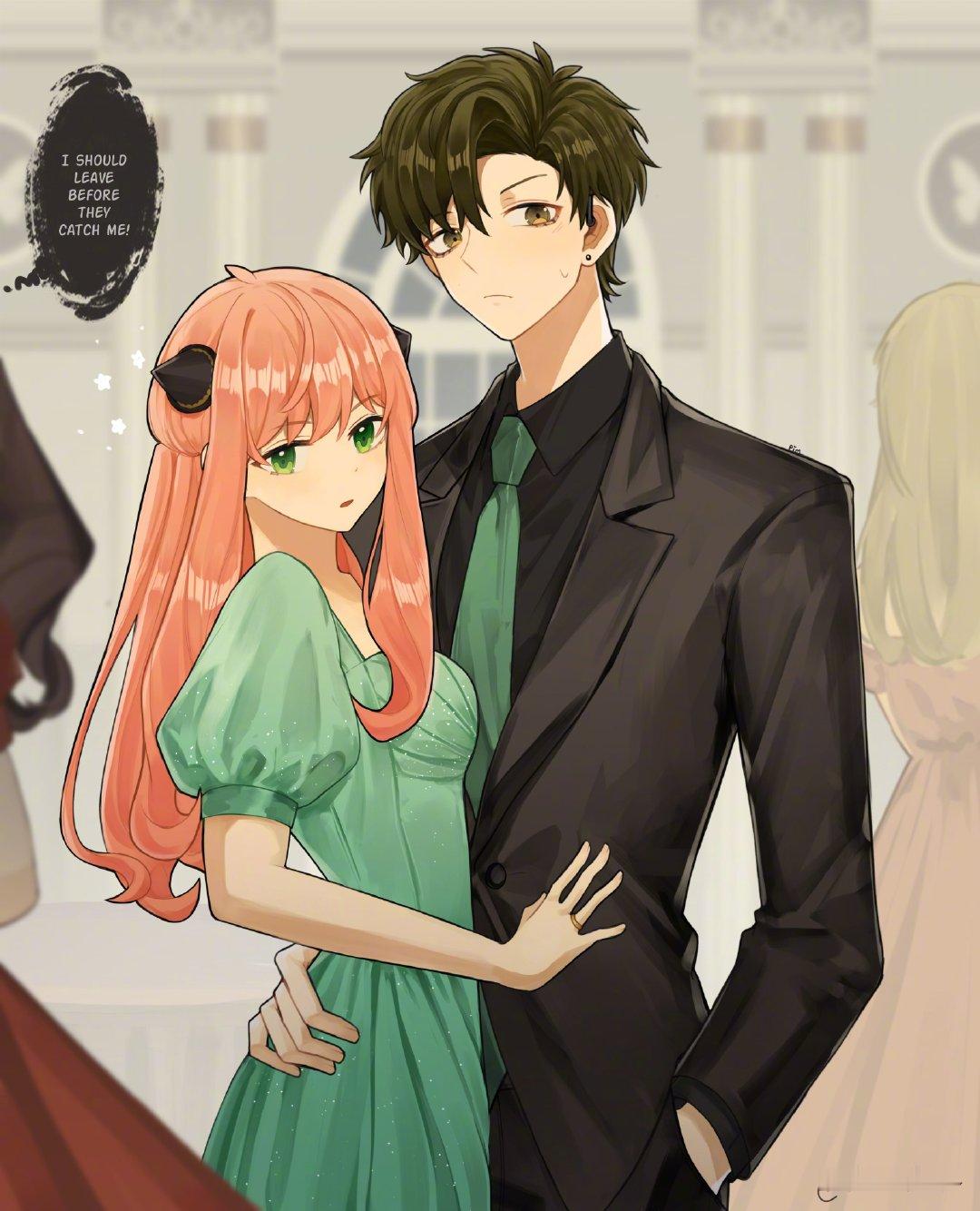 #间谍过家家# 次瓜未来设定 政客达米安和他会读心术的妻子（伪装的）x：duca