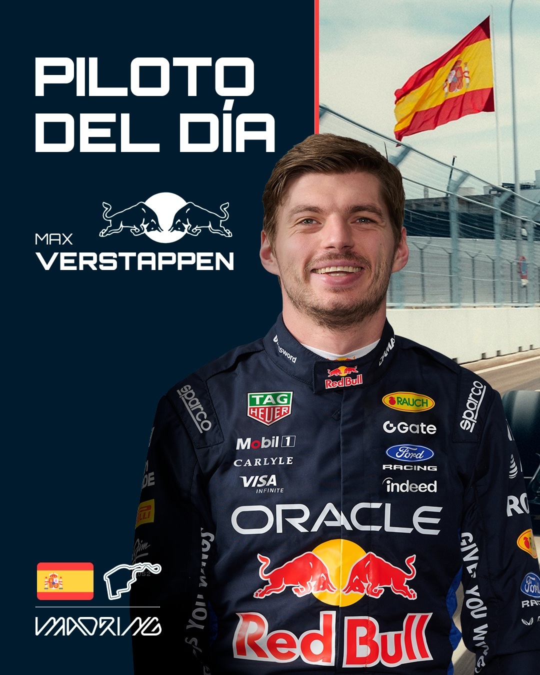 yeah人民的选择马德里的选择😉👏⭐ 你的今日最佳车手 ⭐Max Verst
