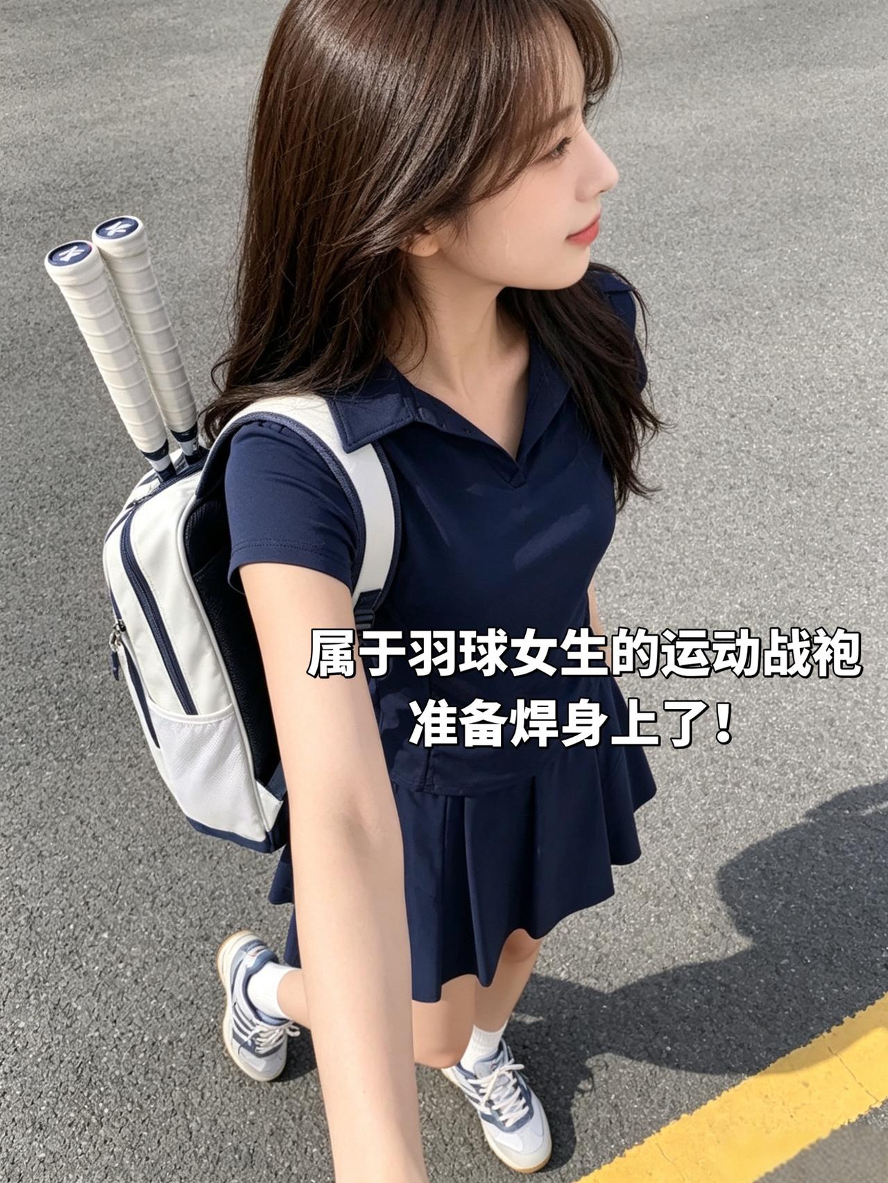 属于羽球女生的运动战袍
准备焊身上了！