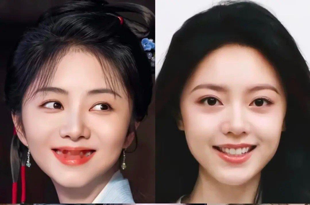 赵今麦谭松韵是不是五官挺像的？ ​​​