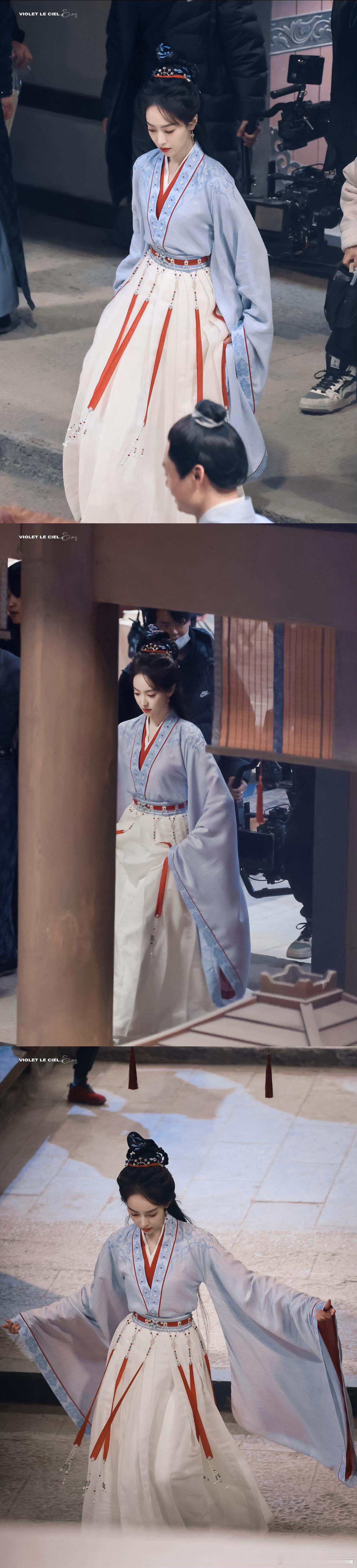 宋茜·山河枕楚瑜造型小合集🥰这部妆造蛮不错的，图一这套算是我今年各种路透里比较