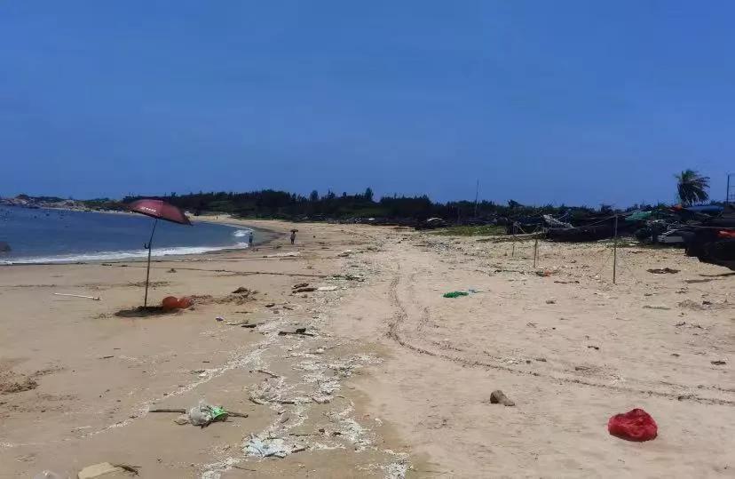 到底是什么人在吹汕尾我真的是服了
金町湾沙子海水黄黄的，但好歹能下水，公寓住着也