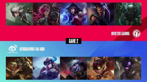  【IG vs WBG 第二局】

MVP：IG. Ahn（德莱文）
WBG被倒