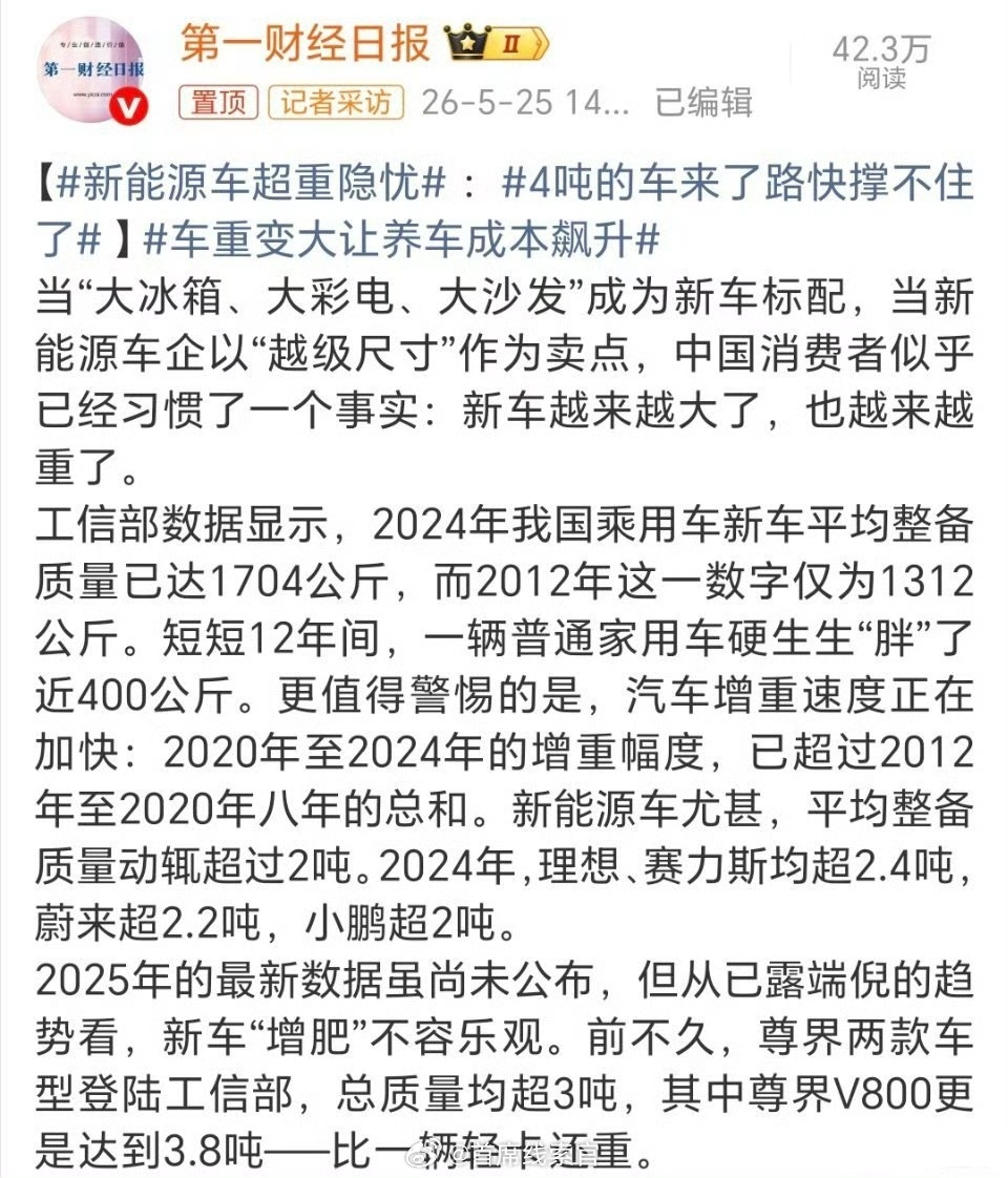 4吨的车来了路快撑不住了路上那么多大货车大卡车各种超载不管不问，针对现在的小车说