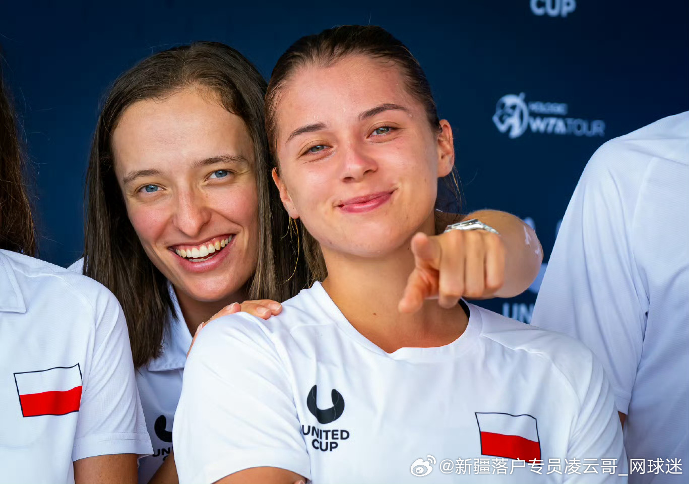 🇵🇱Iga 🤝 Maja🇵🇱🔥🇵🇱赫瓦林斯卡是公开赛年代第二位 