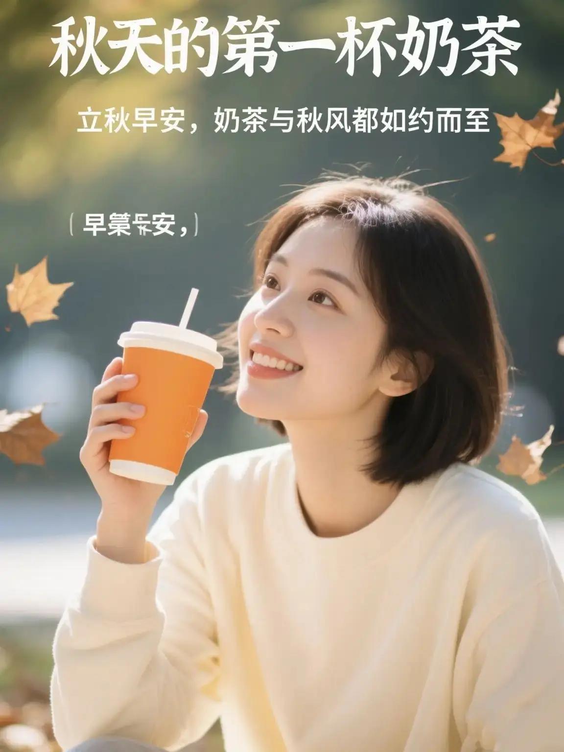 从没吃喝过所谓秋天第一杯奶茶，当然，我这种年龄也过了奶茶的年龄了。

但我查了一