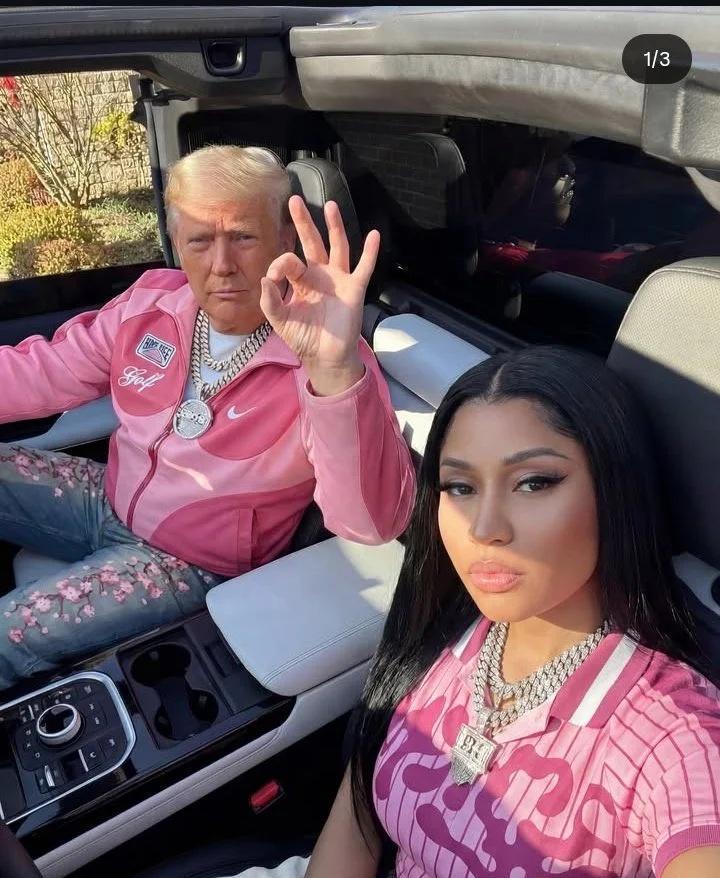 特朗普在集会上放她的歌，她直接喊话总统。
这女人疯了吗？
你刷到那条视频时是不是