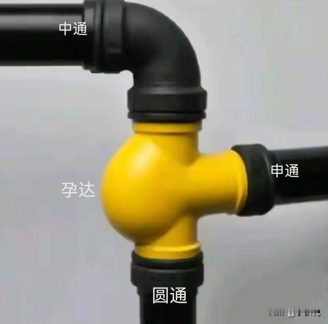 三通一达最形象的图片，不接受反驳！