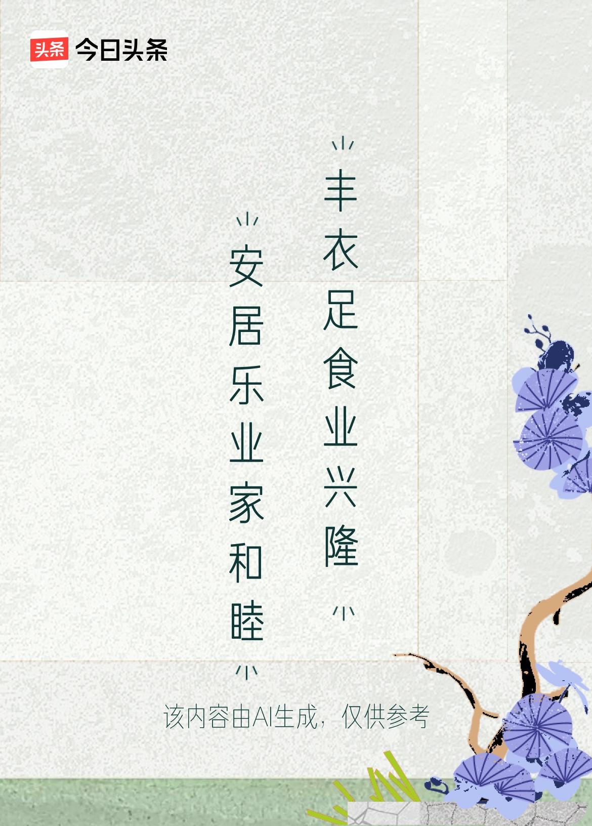 文学创作大会 这文学创作大会有意思啊！上联“安居乐业家和睦”，下联“丰衣足食业兴