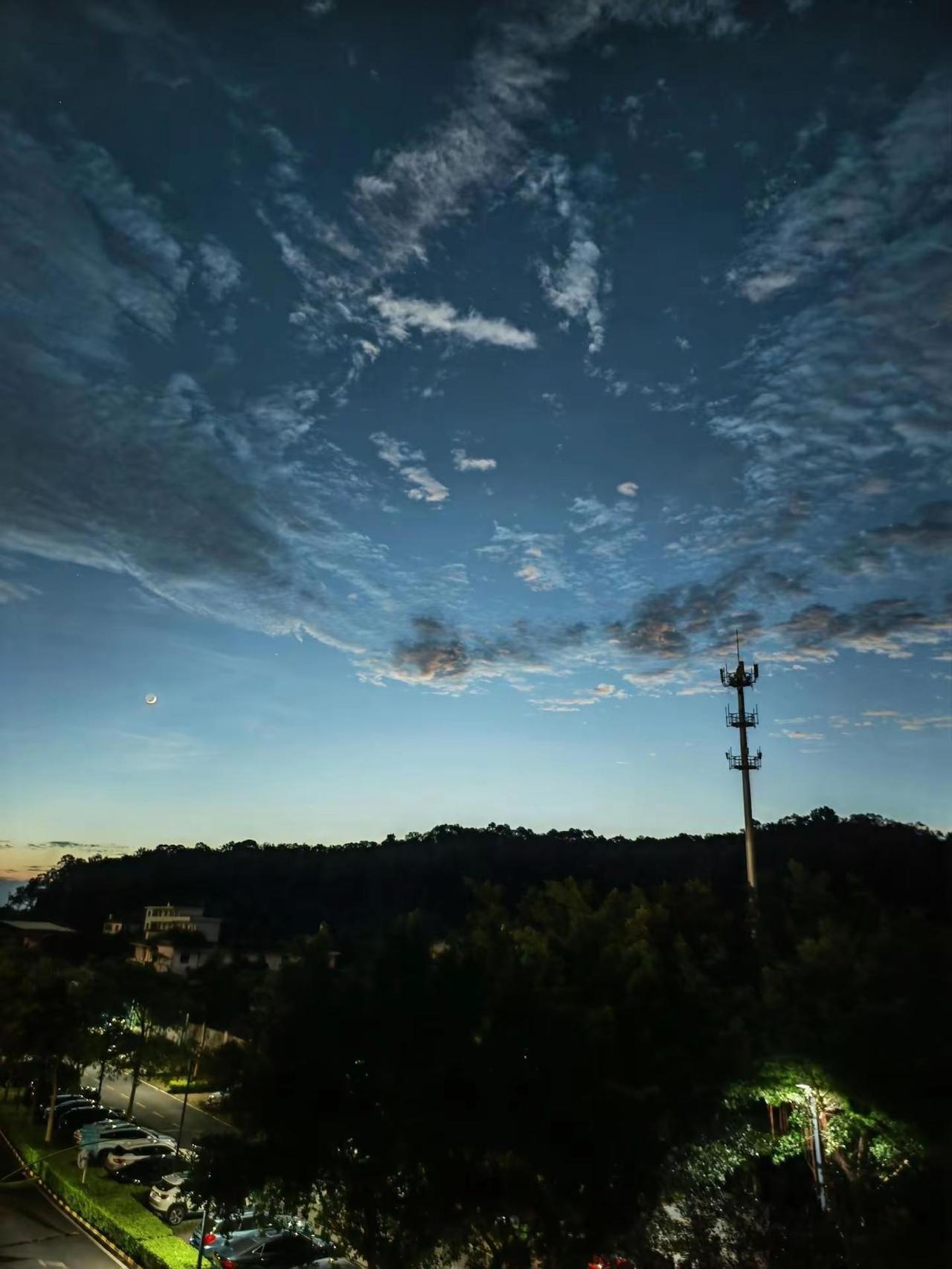 傍晚的天空