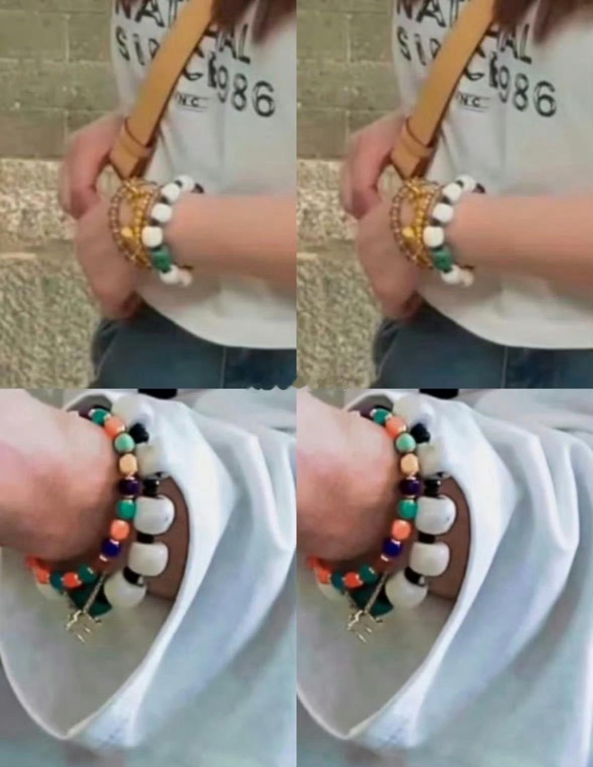 李小冉王濛 同款手链女孩子之间就是喜欢这样分享美美的东西，一点都不奇怪哦！只是这