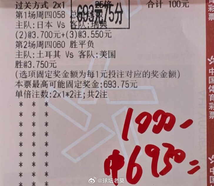 进球数+冷门胜高赔组合顺利拿下✅精准锁定日瑞之战2、3球的进球节奏，果断抓住土耳