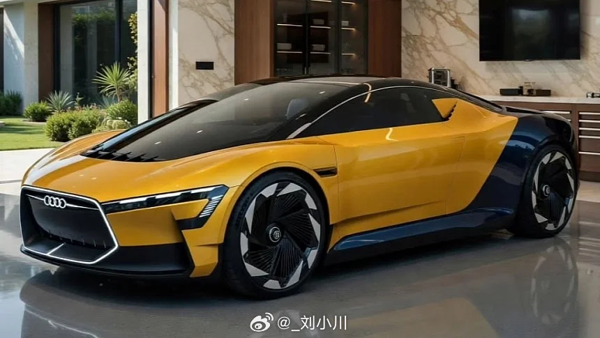 奥迪全新纯电奥迪R8复活渲染图 全新纯电奥迪R8复活渲染图，大家觉得怎么样