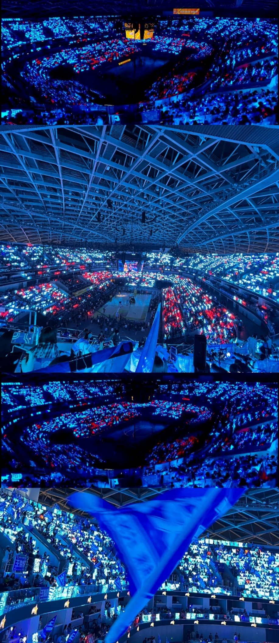 王俊凯、任嘉伦今晚NBA活动造型&人气[你好]红海蓝海都闪耀了✨王俊凯蓝海任嘉伦