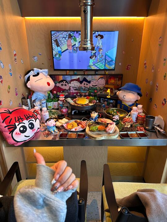 天津新开的！蜡笔小新主题可爱鼠了！！！😭😭😭