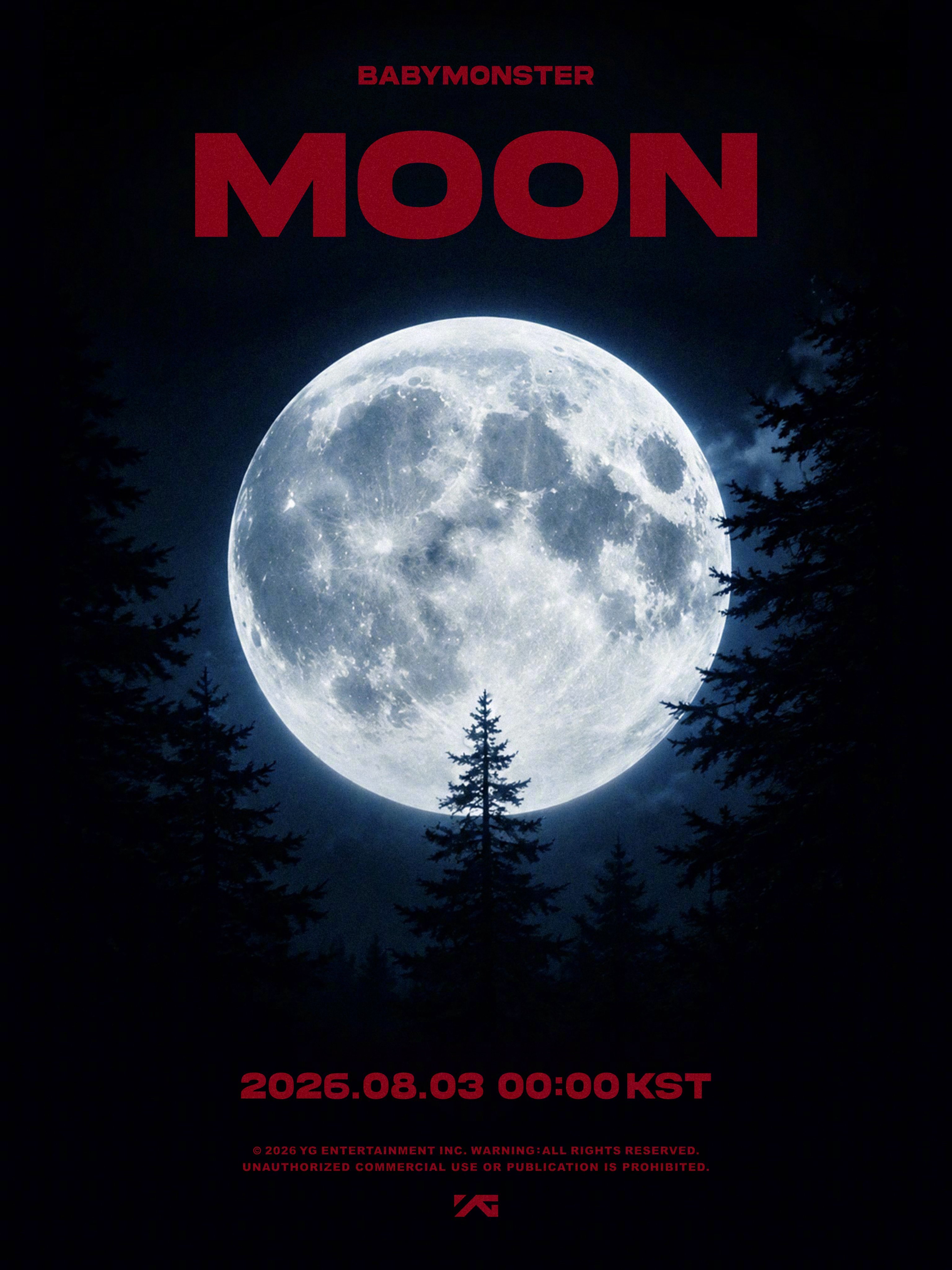 【Twi】BABYMONSTER《MOON》预告公开，0803期待！babymo