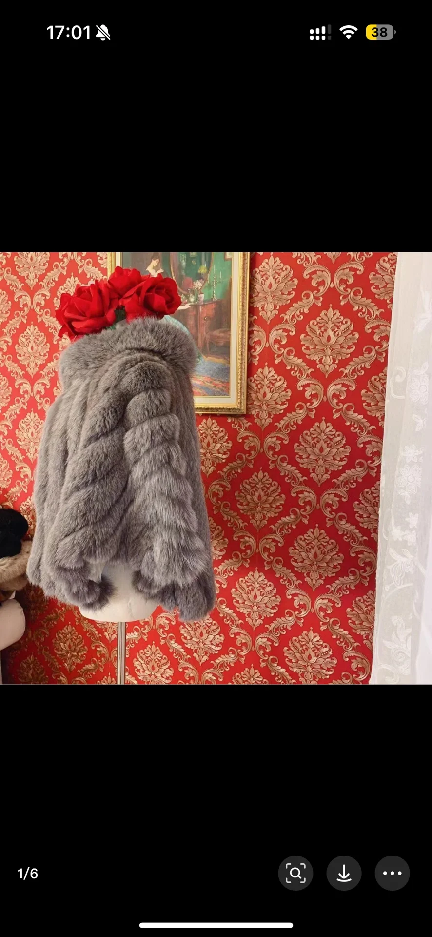 ➗Vintage雾霾紫狐狸斗篷