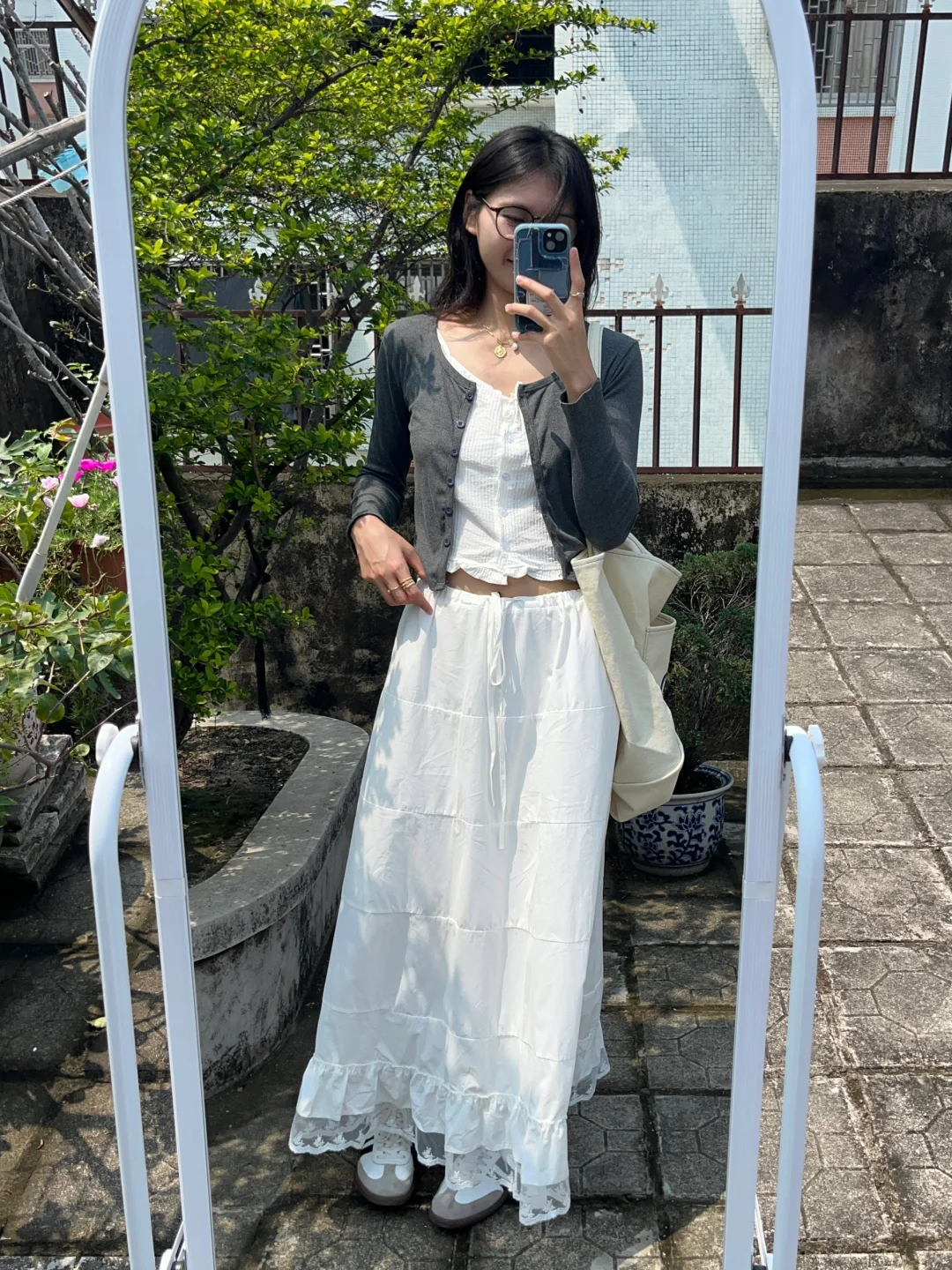 小白裙怎么会这么仙呢？🥹