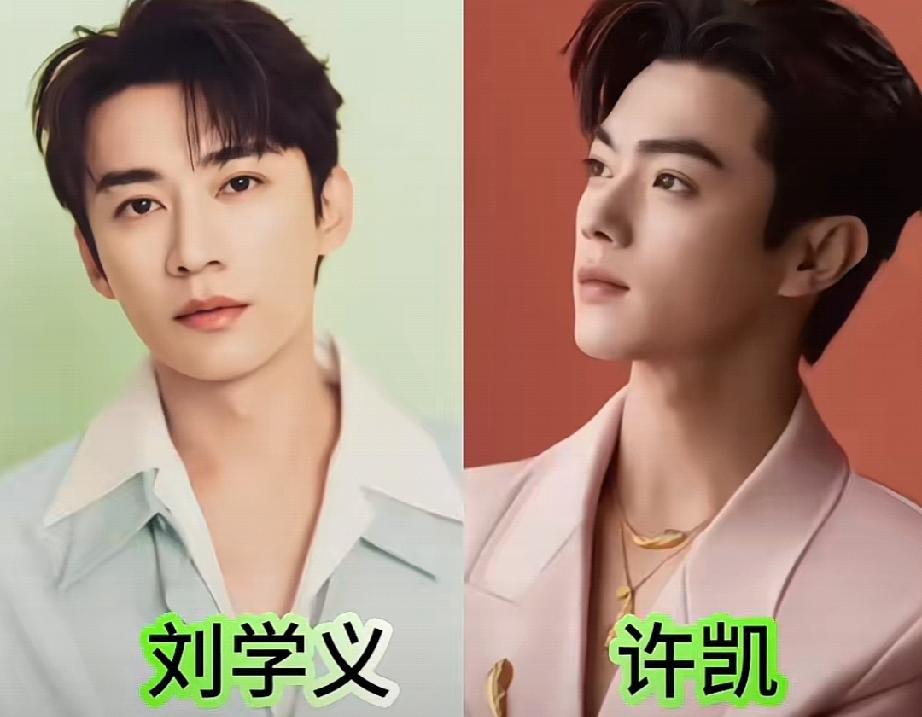 同档期两大古装男主，刘学义、许凯，各有出圈代表作。
刘学义：《琉璃》柏麟帝君、《