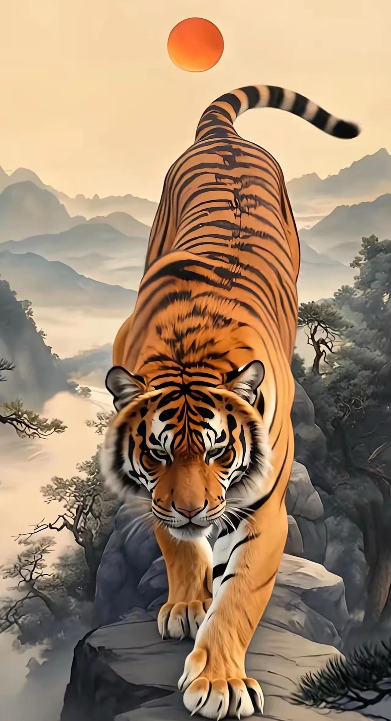 上联：唐伯虎骑虎难下，
下联：孙悟空天空大闹。