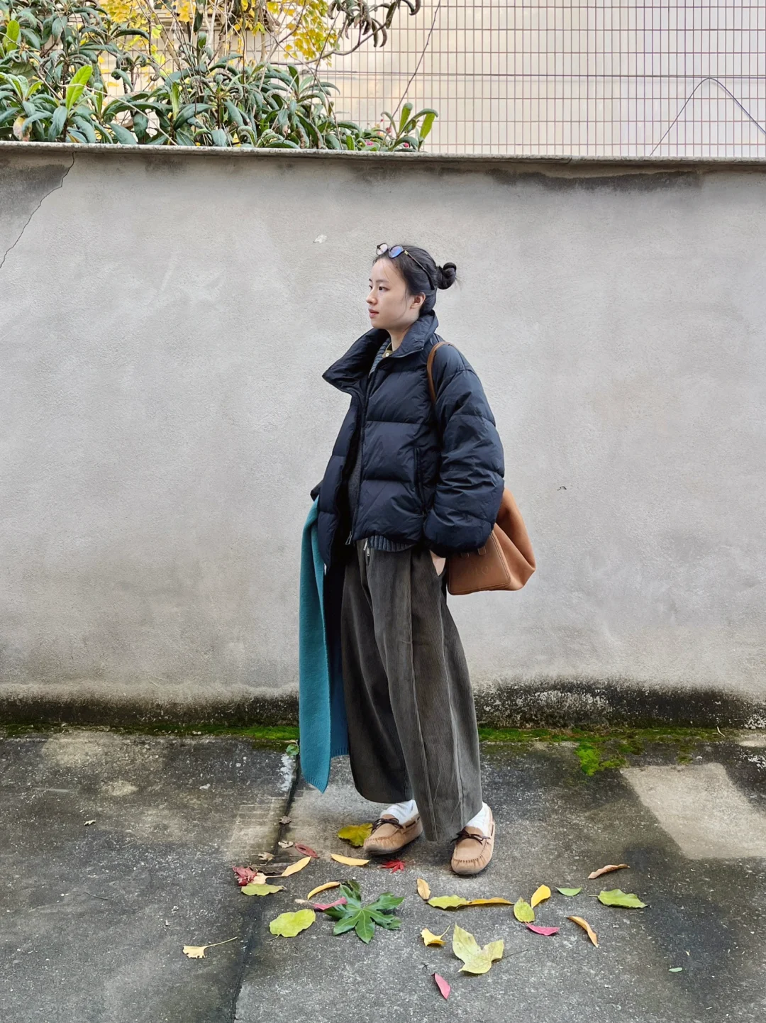 158日系叠穿｜干净利落的羽绒服