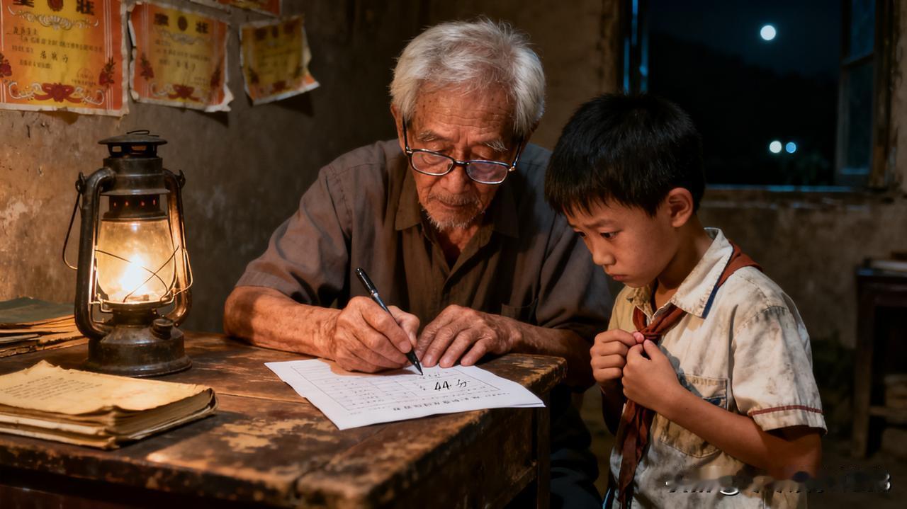 湖北一位爷爷的试卷留言，看哭了好多人！
孙子考了 44 分，他怕老师嫌孩子 “差