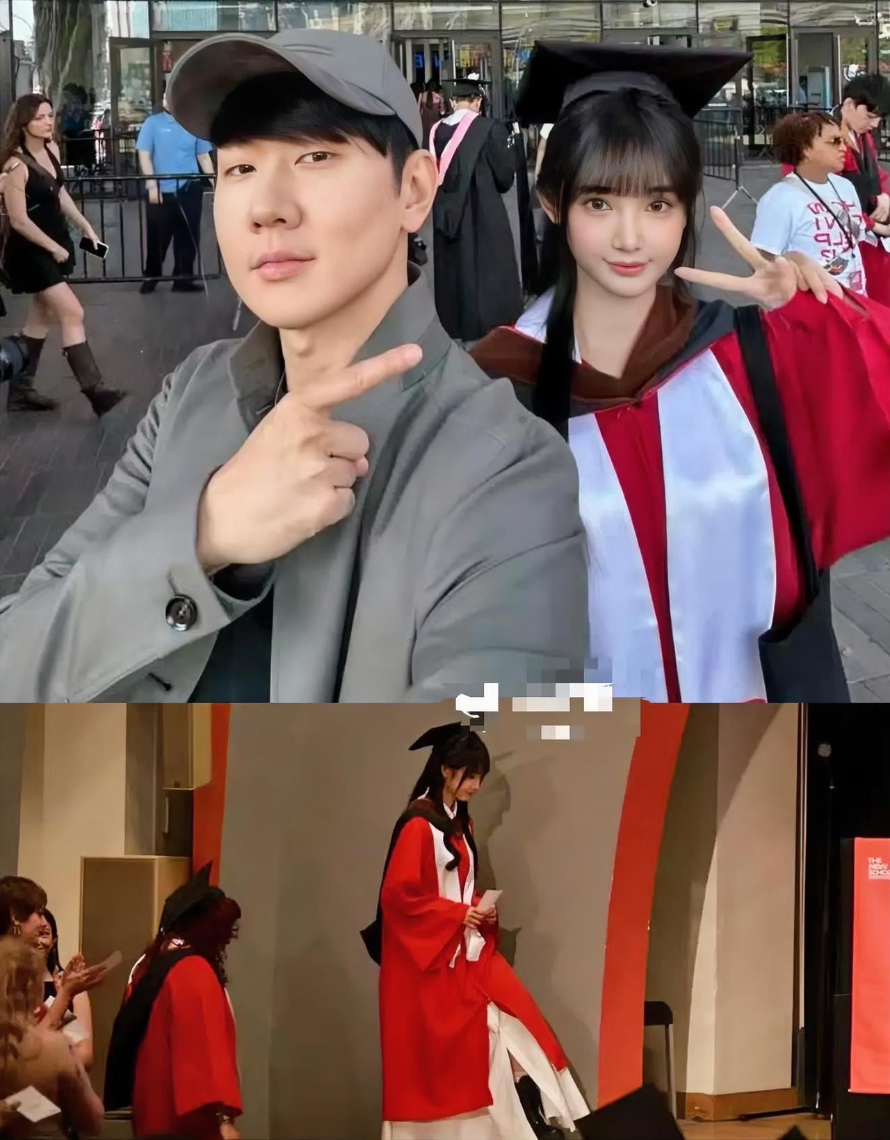 林俊杰晒了张合照。全网都在问：你女儿这么大了？

44岁。23岁女友。21年差。