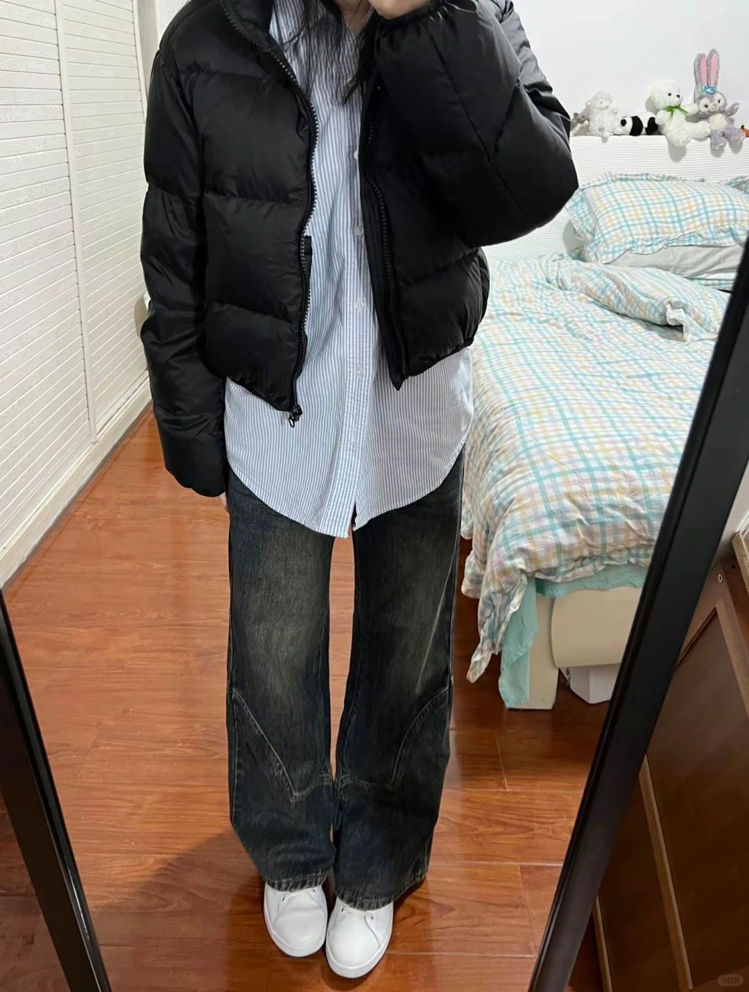 出门前的穿搭记录